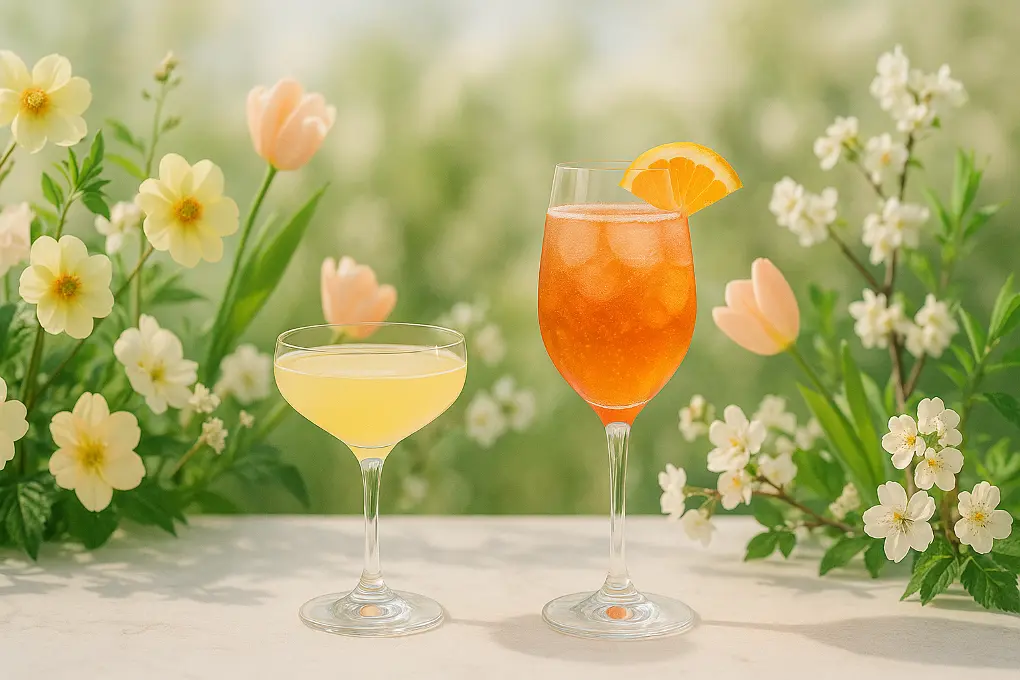 春の日にぴったりの軽やかカクテル
